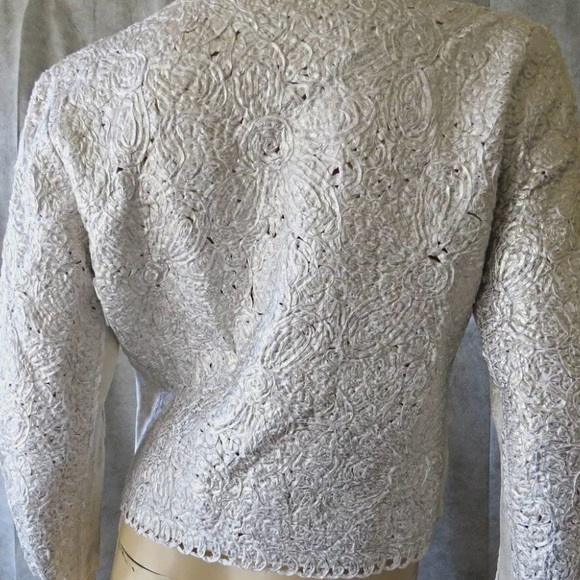 Nic & Zoe Metallic Shimmer Crop Jacket PM - Picture 2 of 3